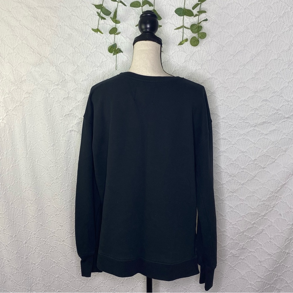 Victoria Sport Women’s Pullover Sweater Black With Logo  Size L
